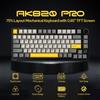 Ajazz Tastiera Meccanica AJAZZ AK820 PRO con Batteria da 4000mAh, Tri-Modalità (Wireless, Bluetooth, Cablata) Tastiera da Gaming Esports-Ready con Personalizzazione Macro, Layout 75%, Schermo TFT, Switch