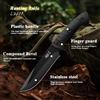 NONE Coltello a lama fissa portatile ad alta affilatura per sopravvivenza all'aperto, campeggio, caccia e pesca con impugnatura ergonomica