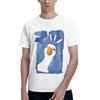 NONE T-shirt Uomo 100% Cotone con Stampa Oca Cartoon, Maglietta Casual a Maniche Corte, Top Estivo Traspirante Morbido, Streetwear Harajuku Divertente, Girocollo Unisex per Uomo, Abbigliamento Moda
