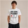 NONE Maglietta divertente da uomo, stile casual streetwear, maglietta da uomo 100% cotone, stampa Non sono pigro 5% risparmio energetico, tempo libero, estate, vacanze, regalo per amici e familiari