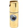 NONE Soffione doccia dorato, altezza regolabile, design a prova di perdite, materiale in ottone, compatibile con acqua calda e fredda, per uso in bagno