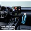 KOUVOLSEN KOS-34010 Adattatore Wireless CarPlay a Forma di Auto Sportiva, BT5.0, Dual Frequenza 2.4G+5G, USB Plug and Play, Converte CarPlay e Android Auto da Cablato a Wireless, Dongle Auto Bicolore