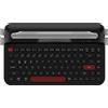 Ajazz Tastiera a membrana silenziosa wireless Ajazz AF84, connessione dual-mode Bluetooth/2.4G, design estetico retrò e grazioso con supporto integrato per tablet, telefono, PC e Win/Mac/Android