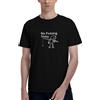 NONE T-shirt uomo pesca divertente No Fishing Today, maglietta casual a maniche corte 100% cotone, girocollo estivo, stampa cartoon pescatore, streetwear regalo per pescatore