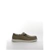 NONE Scarpe casual da uomo classiche slip-on in tela di lino, con soletta morbida imbottita e suola piatta antiscivolo, tipo mocassini da barca, per l'uso quotidiano all'aperto e in ufficio.