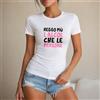 NONE Maglietta da donna 100% cotone, stile casual e streetwear, con scritta divertente 'Reggo più l'alcol che le persone', perfetta per il tempo libero, le vacanze, l'estate, le feste e lo shopping, ideale