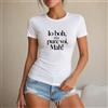 NONE Maglietta da donna 100% cotone, stile casual e streetwear, con scritta Io boh, ma pure voi, Mah! Perfetto per il tempo libero, le vacanze, l'estate, la spiaggia, lo shopping, regalo originale per