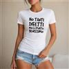 NONE Maglietta da donna con scritta divertente, stile casual e streetwear, maglietta da donna 100% cotone, frase ironica Ho tanti difetti ma li porto benissimo, perfetta per il tempo libero, vacanze,