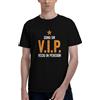 NONE T-Shirt Divertente per Pensionati - Sono un VIP Anziano in Pensione - Cotone Leggero Nero, Manica Corta, Girocollo, Estivo, Casual - Regalo Compleanno, Festa del Papà, Nonno - Taglie Comode S M L XL