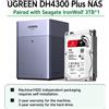 NONE UGREEN DH4300 Plus NAS a 4 vani da 3 TB - Cloud privato, server NAS domestico, backup cloud personale, condivisione di foto, video e file, storage di rete per PC, Mac e smartphone