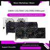 NONE Scheda Grafica RTX 3060 12GB / GTX 1080 Ti 11GB, GPU per AI e Deep Learning, per Allenamento Modelli, Gaming, Rendering, Scheda Video per Workstation PC