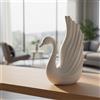 NONE Scultura del Cigno Bianco