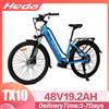 NONE Bicicletta Elettrica HedaTX TX10 con Potente Motore 48V19.2Ah, Batteria Rimovibile, Ruote da 26 Pollici, Forcella Ammortizzata Bloccabile, Freno a Disco Idraulico, Velocità Massima 40km/h