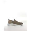NONE Scarpe da passeggio slip-on da uomo, sneaker casual con tomaia in maglia traspirante, mocassini leggeri e comodi senza lacci con suola bianca antiscivolo, per l'uso quotidiano casual.