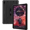 HOTWAV R10 Pro Tablet Robusto Antiurto e Impermeabile, Sistema Operativo Android 14, Display HD+ da 10.1'', Batteria Grande da 10800mAh, Fotocamera 13MP + 5MP, 8GB RAM, 256GB ROM, Octa-core, Ricarica