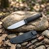 NONE Coltello multiuso a lama fissa da 10 pollici, lama in acciaio ad alto tenore di carbonio 58 HRC, impugnatura antiscivolo G10 con fodero Kydex a sgancio rapido per campeggio, escursionismo e uso