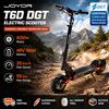 JOYOR Monopattino Elettrico JOYOR T6D DGT Omologato per Strada Certificato VMP Spagna, Motore 600W Batteria 48V18AH, Autonomia 55KM, Velocità Massima 25km/h, Sblocco NFC, Pneumatici All-Terrain da 10