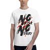 NONE T-Shirt 100% Cotone Uomo No Risk No Story, Maglietta a Maniche Corte con Stampa Motivazionale Graffiti, Casual Streetwear Estiva, Vestibilità Regular, Idea Regalo per Giovani