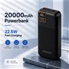 ENEGON Power Bank 20000mAh 22.5W PD Ricarica Rapida Caricabatterie Portatile USB-C USB-A Micro USB Display LED Batteria Esterna per iPhone Xiaomi Redmi Poco