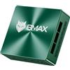 NONE BMAX B6 Turbo Mini PC Windows 11 Pro Intel Core i5-8257U fino a 3,9GHz Iris Plus 645 Graphics, 16GB DDR4 espandibile fino a 32GB, 512GB Dual M.2 NVMe SSD, doppio display 4K, WiFi 6 BT5.2, supporto