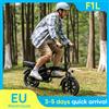 URLIFE Bicicletta Elettrica Pieghevole per Adulti 14 Pollici, Batteria Rimovibile 48V 7.5Ah, Autonomia 65 km, Ricarica Rapida in 3 Ore, Bici Leggera