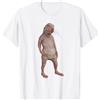 NONE Scherzoso: Mi piacciono davvero i punti neri nudi, ok? T-shirt divertente Naked Mole Rat a maniche corte con scollo rotondo, camicia ampia, abbigliamento Evil da donna