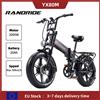 RANDRIDE YX20M Bicicletta Elettrica Pieghevole con Doppio Motore 2X1000W, Batteria 20AH, Pneumatici Fat da 4.0 Pollici, Bici Elettrica da Montagna, Batteria Rimovibile ad Alta Capacità, Bicicletta