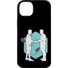 Squash ball tennis squash racket rubber Custodia per iPhone 14 Plus Stretta di mano dopo Squash Gioco