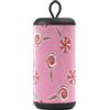 Music Sound - VERTICAL - Cassa Speaker Bluetooth - 5 WATT - Wireless - Play Time 4 Ore - Bluetooth 5.0 - Rosa