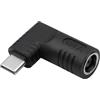 AKYGA Adattatore di ricarica per notebook AK-ND-D01, 65 W, 7,9 x 5,5 mm + pin/USB-C nero