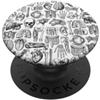 Grandio Design Doctor Physician Pediatri Modello vintage medico medico anatomia umana medico medico medico PopSockets PopGrip Adesivo
