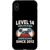 Level 14 Unlocked Awesome Since 2012 Custodia per iPhone XS Max Livello 14 sbloccato fantastico dal 2012