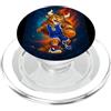 Bahaa's Tee Cosmic Basketball Mascot Player Galaxy Space Graphic PopSockets PopGrip per MagSafe