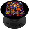 Bahaa's Tee Youth Basketball Mania Space Galaxy Graffiti Art PopSockets PopGrip Adesivo