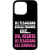 Mi Piacciono Gli Animali Amanti dei Cani Custodia per iPhone 15 Pro Max Mi piacciono persone quelle che no, niente mi piacciono