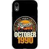 Jahrgang 1990 36. Geburtstag Awesome Custodia per iPhone XR Grande da ottobre 1990 36° compleanno frase 36 anni