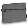 PEDEA Borsa per Tablet PC Fashion da 10,1-11 pollici (25,6-27,96 cm) custodia di protezione, astuccio con tasca per accessori, grigio/blu 64060053, 10,1 pollici