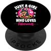 Amanti dei cani da donna Pet Donna solo una ragazza che ama i dobermanns per il PopSockets PopGrip Adesivo