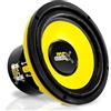 Pyle Altoparlanti Auto Woofer 16,5 Centimetri, Casse Audio 300 Watt Potenza Picco, 4 Ohm Impedenza, Risposta Frequenza 60-20KHz per Stereo Auto, Giallo