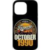Jahrgang 1990 36. Geburtstag Awesome Custodia per iPhone 14 Pro Max Grande da ottobre 1990 36° compleanno frase 36 anni