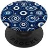 Evil Eye Greek Mythology Greece Gifts Motivo Kako Mati con occhio greco blu scuro PopSockets PopGrip Adesivo