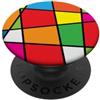 Quinn Cafe Geometria poligonale colorata PopSockets PopGrip Adesivo