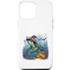 Ocean Spells Designs Custodia per iPhone 12 Pro Max Carino Marine Tartaruga Strega Halloween Subacquea