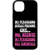 Mi Piacciono Gli Animali Amanti dei Cani Custodia per iPhone 14 Plus Mi piacciono persone quelle che no, niente mi piacciono