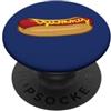 Miftees BBQ Tees Hot Dog Divertente Hot Dog Amante PopSockets PopGrip Adesivo