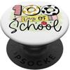 100 Days Of School 100th Day Of School G 100 giorni di scuola 100° giorno di scuola Ragazza Insegnante Divertimento PopSockets PopGrip Adesivo
