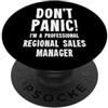 Regional & Field Sales T-Shirts & Gifts Responsabile vendite regionale PopSockets PopGrip Adesivo