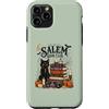 Salem Bookish Club Vibes Custodia per iPhone 11 Pro Spooky Salem Bookish Club Witchy Cat Reader, motivo: Halloween