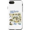 Happy Destiny Custodia per iPhone SE (2020) / 7/8 Oklahoma, OK USA, Mappe, Icone