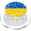 Bandiera Ucraina Design Ucraina Bandiera VINTAGE/Kiev, PopSockets PopGrip per MagSafe